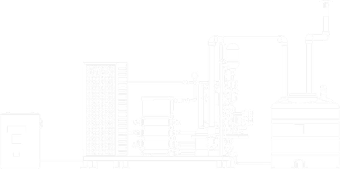 MX 600 UNO technical elevation drawing of the HypoX MX Series skid