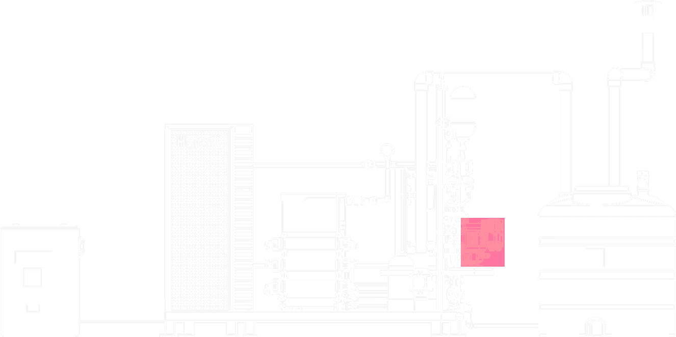 MX 600 UNO technical elevation drawing of the HypoX MX Series skid