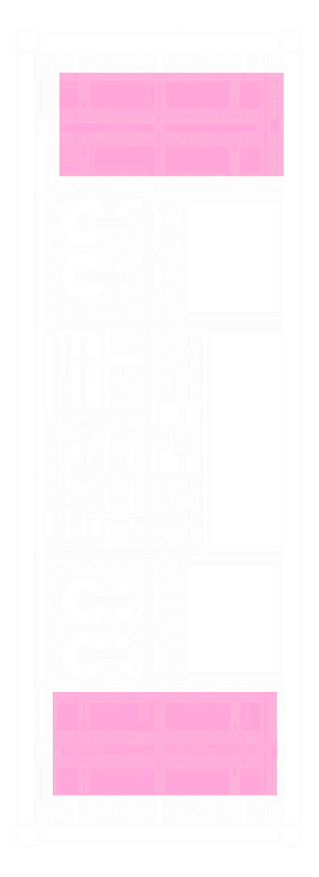 PX 16000 UNO+ top-view technical drawing with the electrolyzer units highlighted
